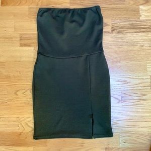 PLT dark green mini dress size 2